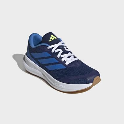 Laufschuh ADIDAS SPORTSWEAR "RUNFALCON 6 KIDS", Kinder, Gr. 39, blau (dunkelblau, bright royal, lucid lemon), Textil, Schuhe Laufschuh