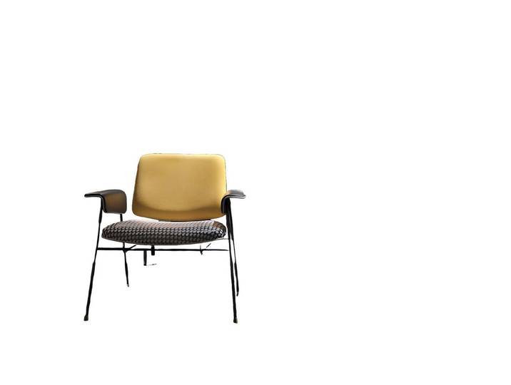 Xlmoebel Armlehnstuhl Eleganter Lounge Sessel aus hochwertigem Polsterstoff (1 St), Hergestellt in Europa