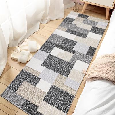 Garvee Modern Geometric Block Living Room Area Rug