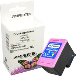 Kompatible Tinte ersetzt HP 7FP20UE 308 CMY