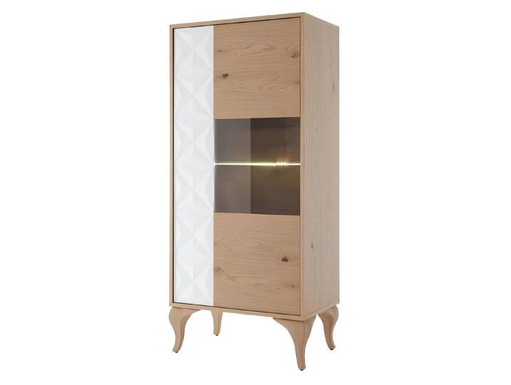 Xlmoebel Vitrine Elegante Glasvitrine mit modernem Design für Sammlerstücke (Vitrine (TRK) Hergestellt in Europa
