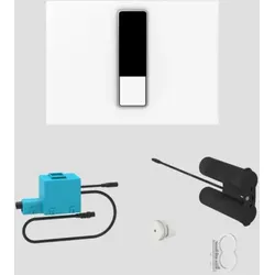 SANIT Betätigungsplatte Ineo Bright Infrarot weiß Batterie