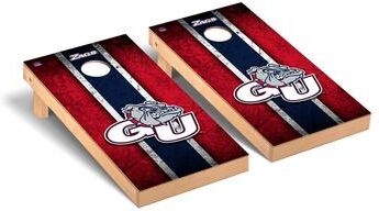 Skip's Garage Gonzaga Bulldogs Vintage Cornhole Board Set