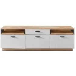 IDEAL Wohnen TV-Lowboard Basset Dekor Weiß