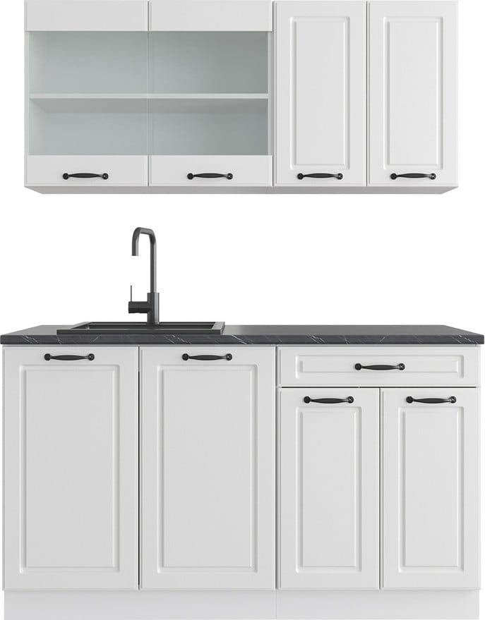 Vicco R-Line Wit Landhuis Keukenkast 140 cm zonder werkblad