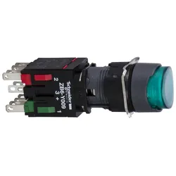 Schneider Electric Leuchtdrucktaster, grün XB6AE3B1B