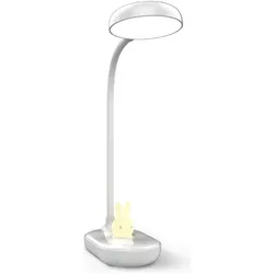 Forever Light, Tischlampe, LED-Schreibtischlampe 4,5W mit Hasenlicht PURE FLB-30 ASTRID weiss
