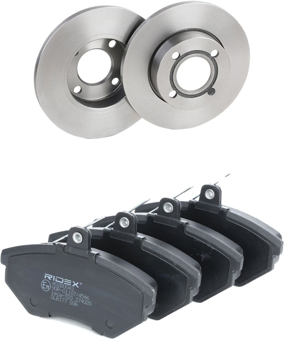 RIDEX 3405B2757 Bremsscheiben und -beläge