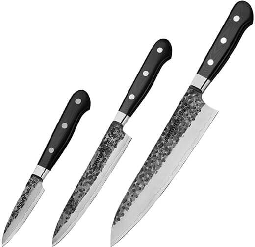 Samura PRO-S Lunar Set of 3 Kitchen Knives