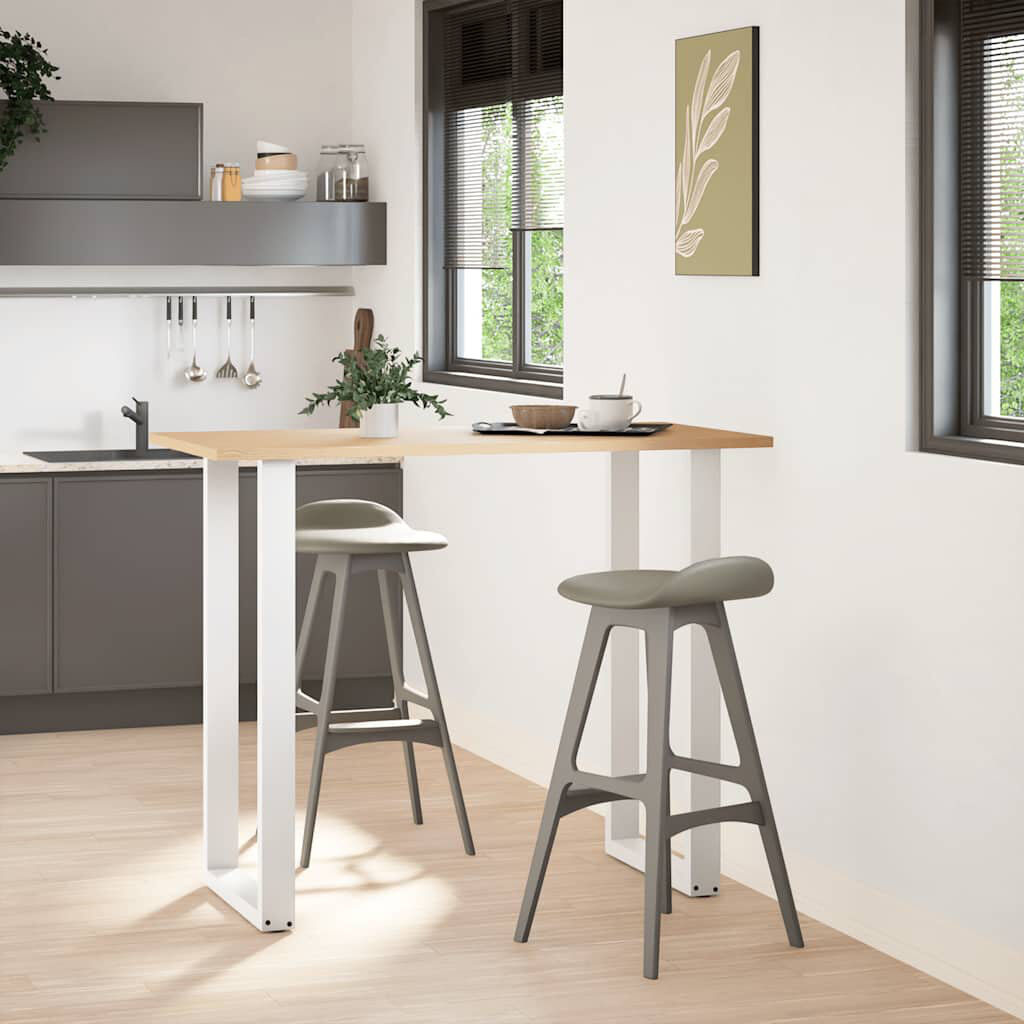 Metro Daveonte Table Leg White 111cm H x 60cm W