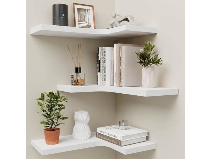 Etagere Murale en Bois Etagere Suspendue Etagere AngleÉtagère en Forme L Barre Etagere Bnc