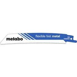 Metabo Säbelsägeblätter flexible fast metal 0,9 mm, BiM, 1,8mm / 14TPI - 5 Stück - 626568000