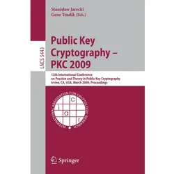 Public Key Cryptography - PKC 2009, Fachbücher