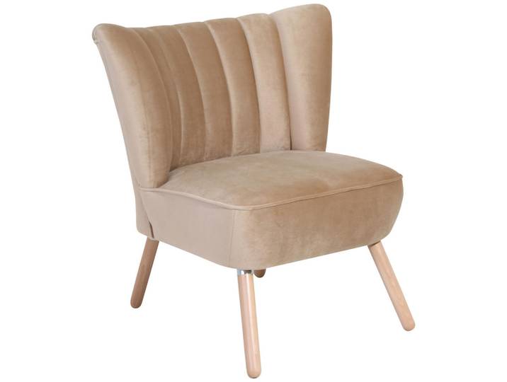 Max Winzer Sessel, Sandfarben, Holz, Buche, 70x80x66 cm, Goldenes M, Made in Germany, Wohnzimmer, Sessel, Sessel