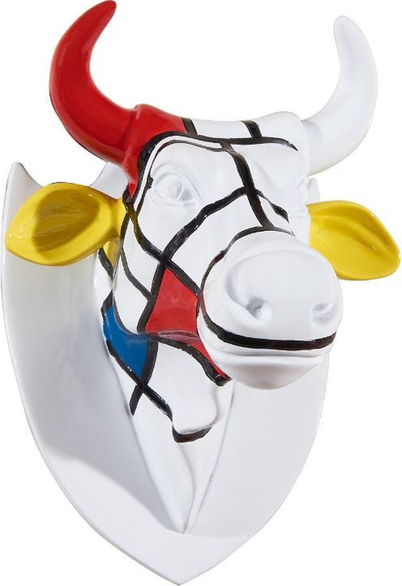 CowParade Trophy Moondrian wanddecoratie voor volwassenen