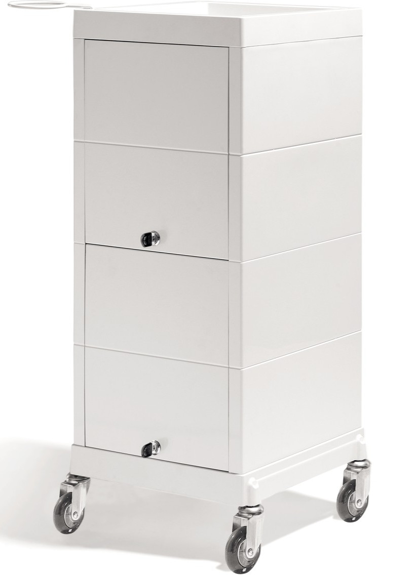 Sibel Discrete/Lock Friseurwagen cremeweiß SN-000737101