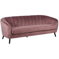 Carmen GRETA HLR 3-Sitzer-Sofa – Rosé