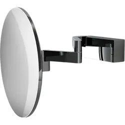 Vision R Unlit Kosmetikspiegel mit 5x Vergrößerung Chrom für Wandmontage