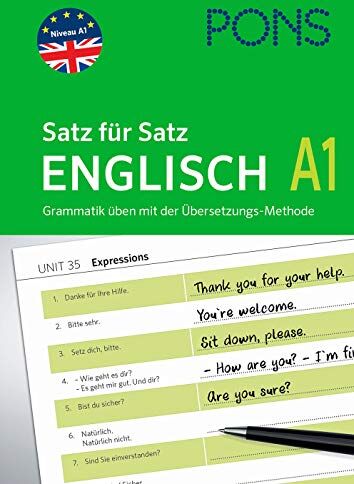 PONS Satz für Satz - Übungsgrammatik Englisch A1: In einfachen Schritten zum perfekten Englisch - Preis vom 17.10.2026 19:25:27 h
