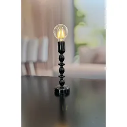 Lampe Savazza LED Glas schwarz 37cm