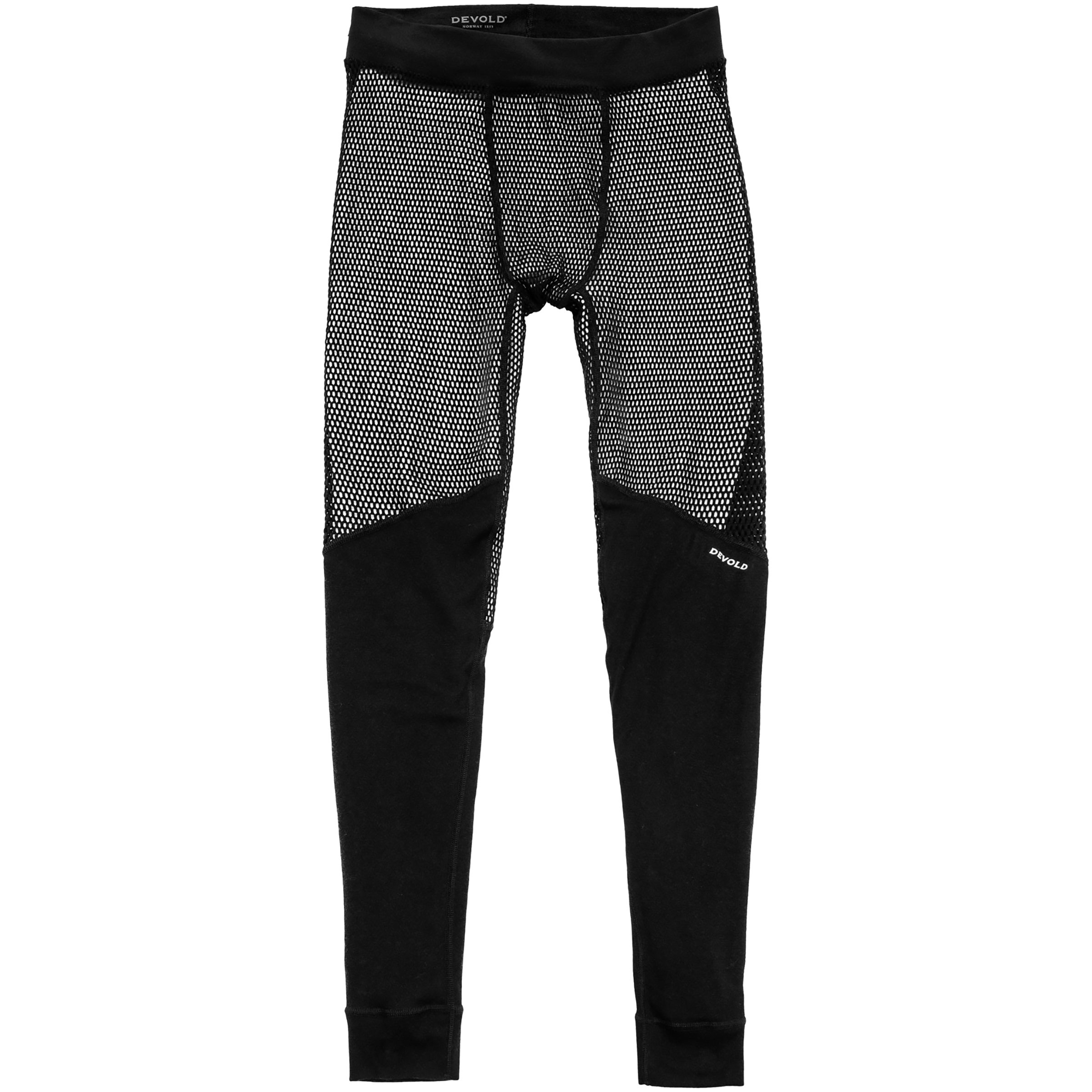 Devold Wool Mesh Pro Longs Hose Herren Lange Unterhose schwarz Größe S Geruchsneutralisierend Merinowolle