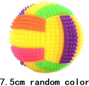 Inspire Picks LED Glowing Dog Ball Toy Interactive Bouncy Chew Ball For Puppies, Dogs & Cats 7.5cm