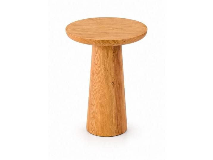 JVmoebel Beistelltisch Beistelltisch Minimalistisch Eiche Natur Hoch Rund Holz Neu (1-St., 1-tlg)