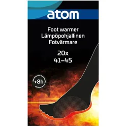 Atom Thermo-Einlegesohle Gr. 4145 20 Stk., Sohlen