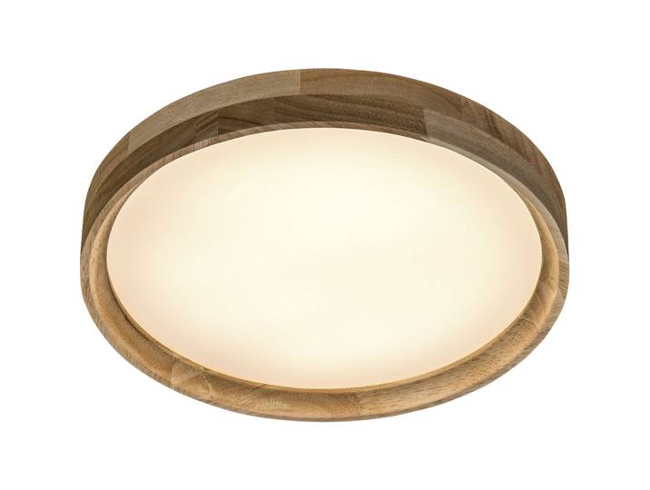 Deckenlampe Beatriz natur Holz/Kunststoff 2000 lm B 29 cm - LED - Lichtfarbe: Warmweiss - Deckenlampe- LED Energiesparlampe