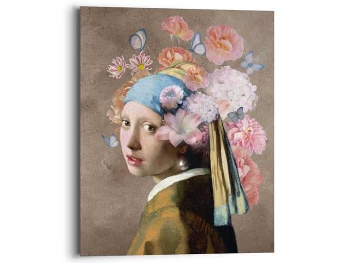 REINDERS Wandbild, Vermeer Blumenmädchen mit dem Perlenorhrring, Wohnzimmer, Bilder, Wanddeko, Room Decor, MDF, Mehrfarbig, 50 x 40