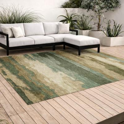 Addison Rugs Machine Washable Indoor/ Outdoor Contemporary Saco Chantille Rug
