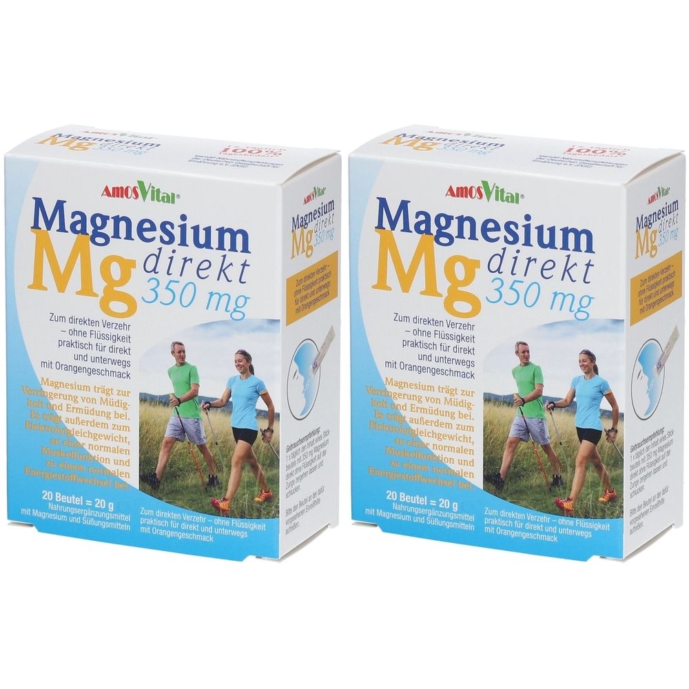 Magnesium Direkt 350 mg Beutel 2x 2x20 St