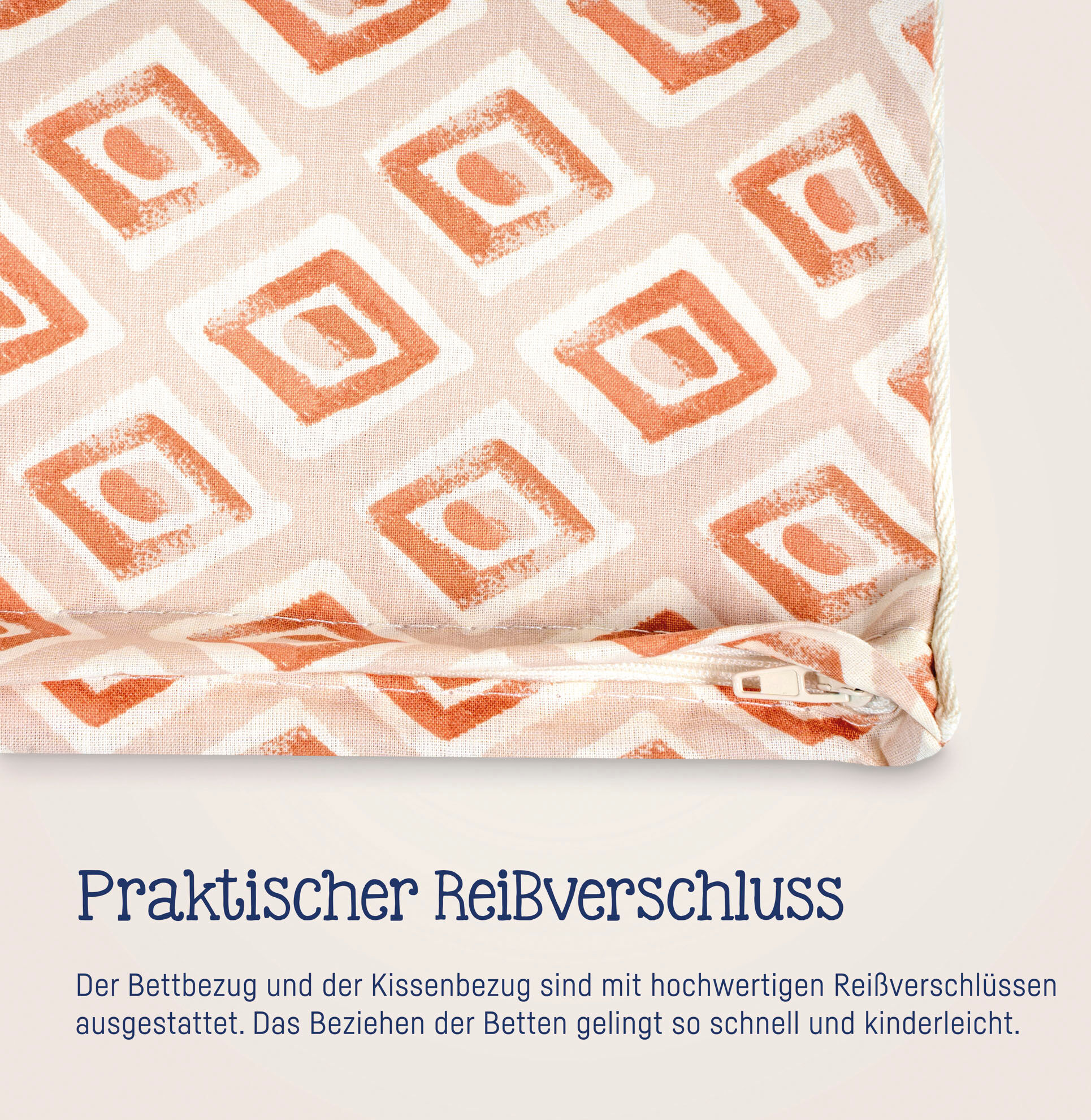 Kinderbettwäsche JULIUS ZÖLLNER "Baby- und Kinderbettwäsche aus 100% Bio-Baumwolle", blau (raute), B/L: 100cm x 135cm, 1 Stk., 1 Stk., Linon, B/L: 40cm x 60cm, 2 Stk., Linon, Obermaterial: 100% Baumwolle, Bettwäsche, Kinderbettwäsche, erhältlich in den Gr