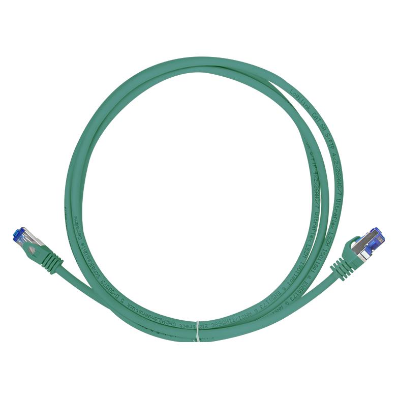LogiLink Patchkabel Ultraflex, Kat.6A, S/FTP, 5,0 m, grün mitCat.7 Rohkabel, extra flexibles & weiches Kabel (S/FTP, CAT6a, 5 m) (C6A075S)