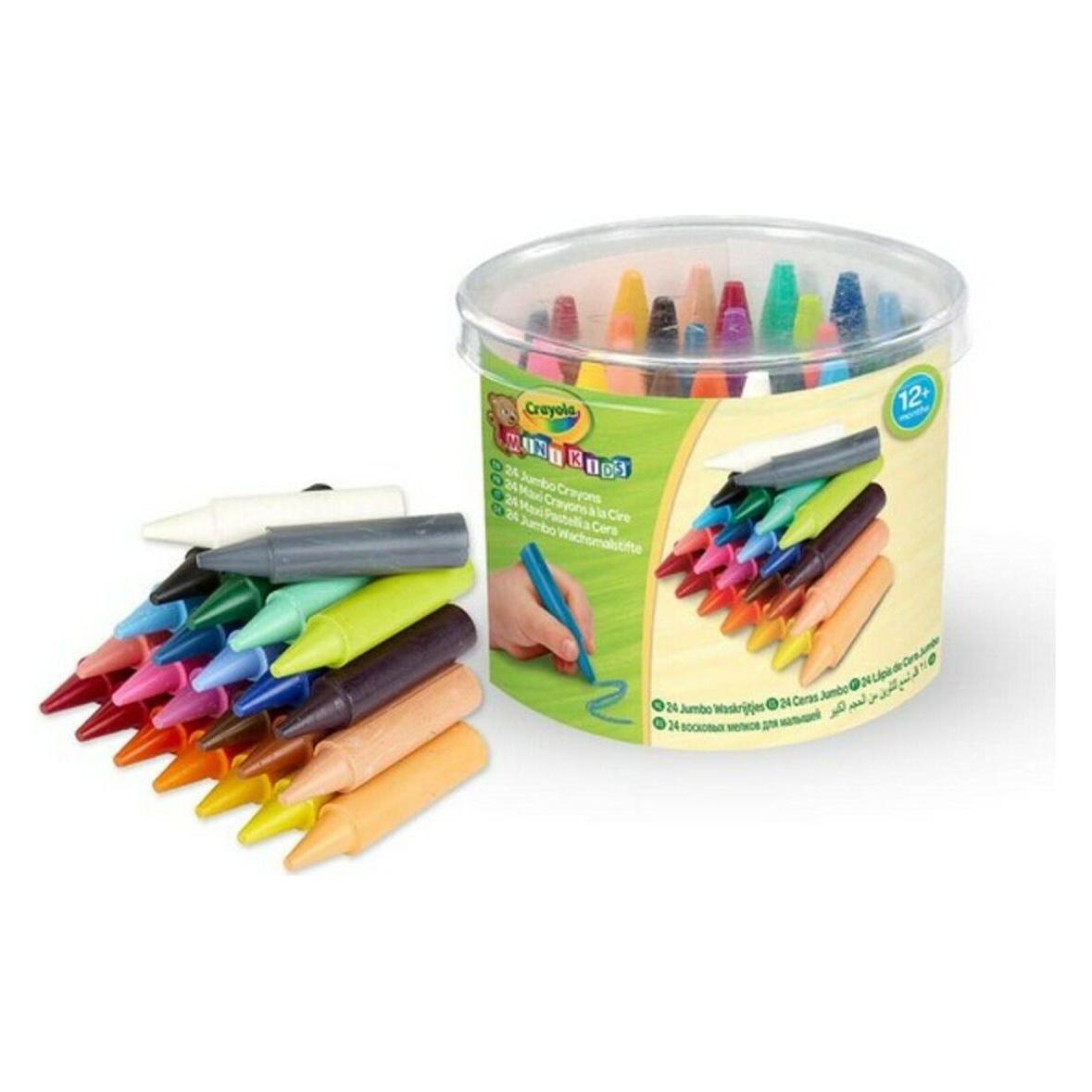 Crayola Jumbo-Wachsmalstifte ø9cm (24x) (256243)