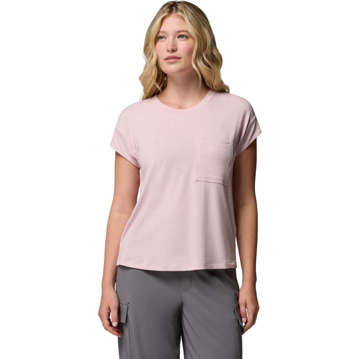 Columbia Women's Daniela Falls Technical T-shirt mineral pink (618) L 213588-2135881-618-L