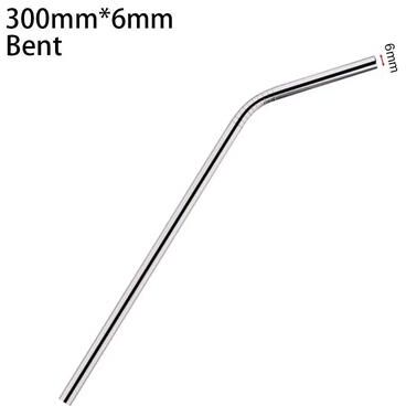 Inspire Select Reusable Stainless Steel Straws .24 .31in   Straight & Bent Replacement Straws For Stanley 30oz 40oz, Tyeso Cup Tumblers .24 X 11.81 In Bent
