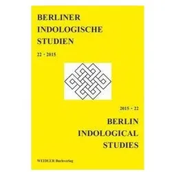 Berliner Indologische Studien, Band 22, Fachbücher