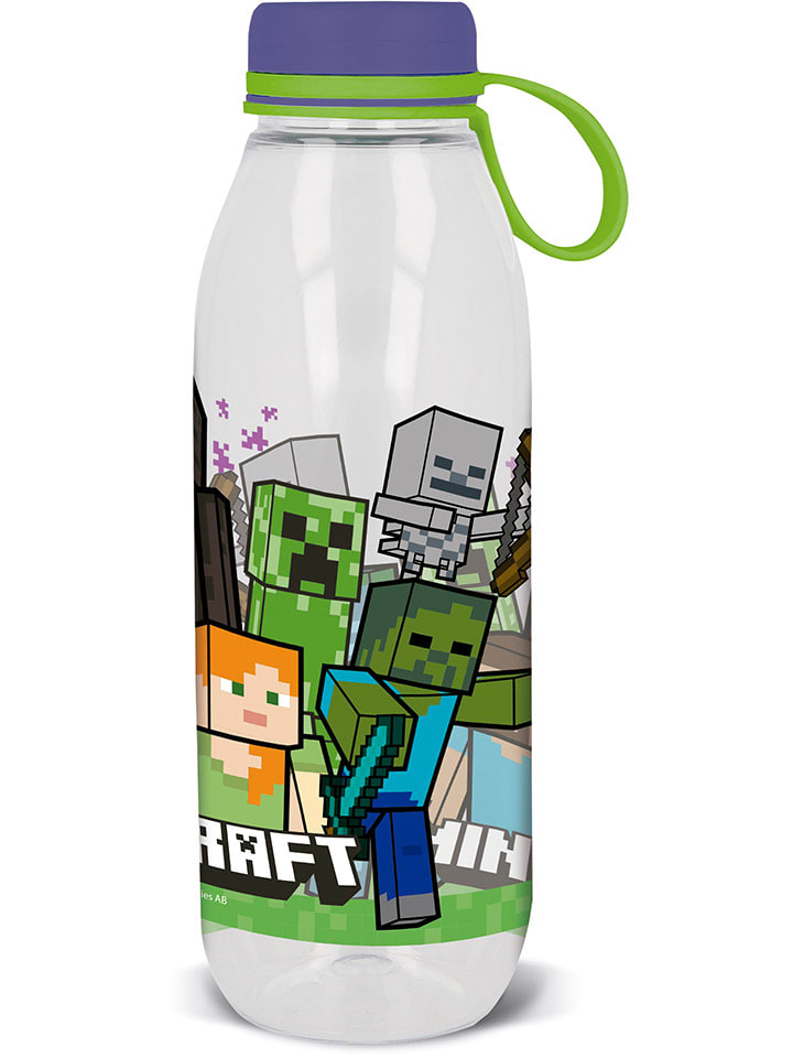 Stor Trinkflasche "Minecraft" in Bunt - 650 ml - onesize