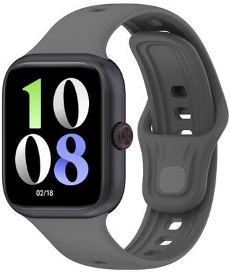 Everyday Crate Vivo Watch GT Silicone Watch Band Soft Adjustable Replacement Watch Strap dark Grey