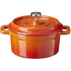 Meisterkoch Minitopf  OPUS ¦ orange ¦ Gußeisen ¦ Maße (cm): H: 4,8  Ø: 10.0