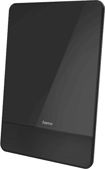 Antena TV Interior - Hama 221083, DVT-T/ DVB-T2, FM, Negro