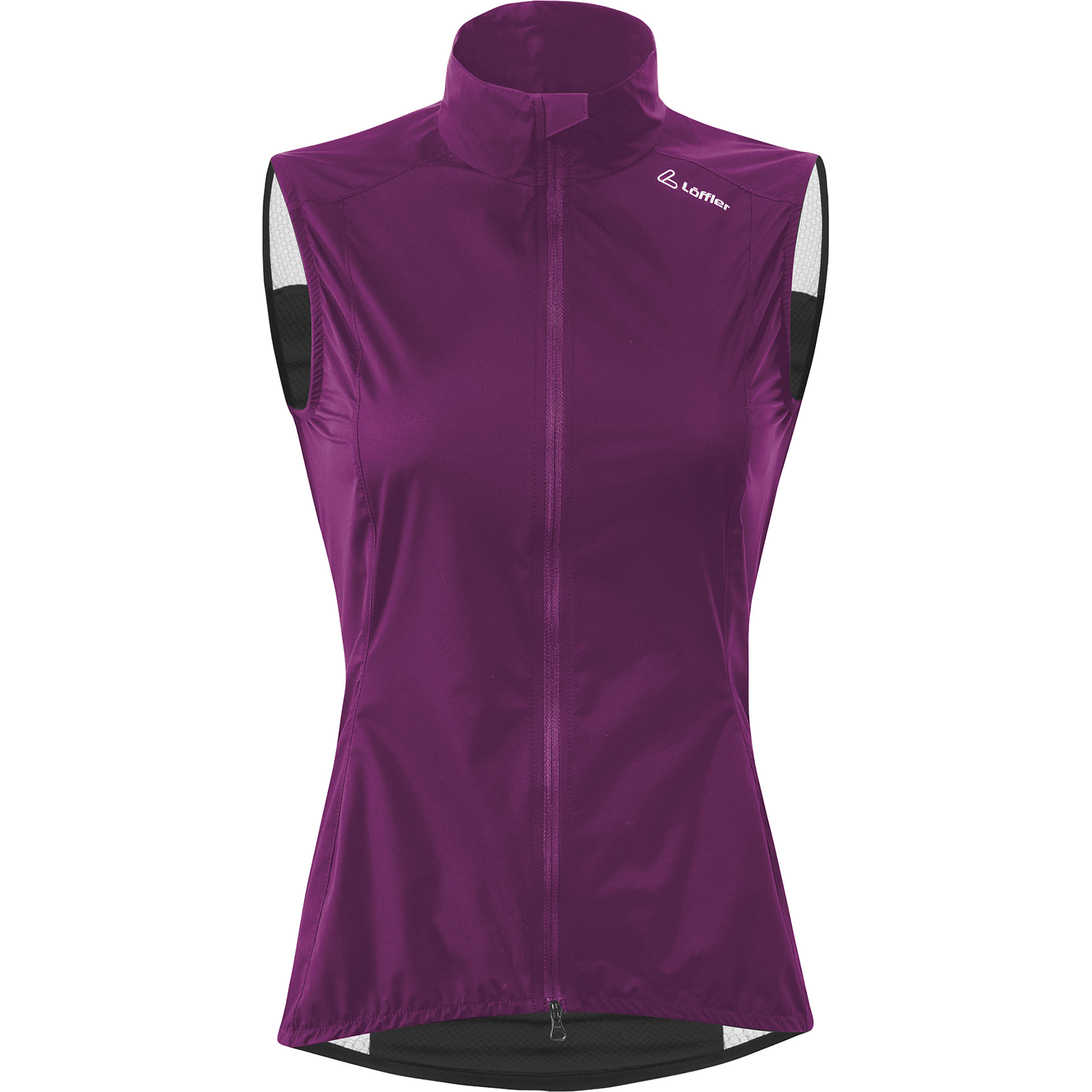 Löffler Wpm Pocket Weste Damen Softshellwesten lila Größe M Gravel | Rennrad Windabweisend