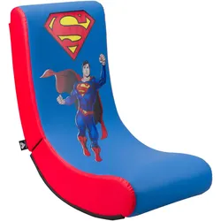 Subsonic Rock'n'Seat Junior - Superman, Gaming Stuhl, Mehrfarbig, Blau, Rot, Gelb