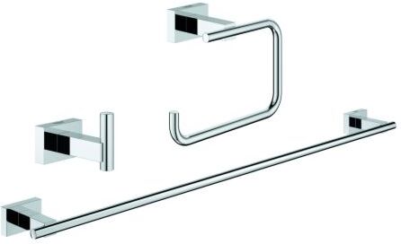 Grohe Essentials Cube 3 in 1 Bad-Set 40777001 chrom