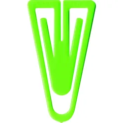 Laurel Büroklammern Plastiklips 25mm VE=10x500 Stück hellgrün