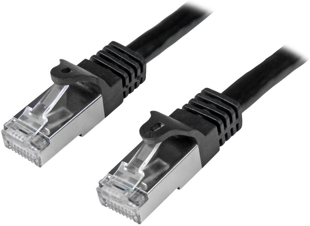 StarTech CAT6 Shielded SFTP Snagless Patch Cable 5m - Black (N6SPAT5MBK)