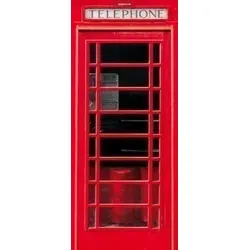 Scheurich Türfolie Telephone Box, für Innen- Außentüren