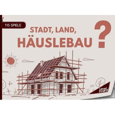 Stadt, Land, Häuslebau - 115 Spielblöcke, Taschenbuch von LevelBoard Spiele, LevelBoard Spiele, 978-3-693-19775-2