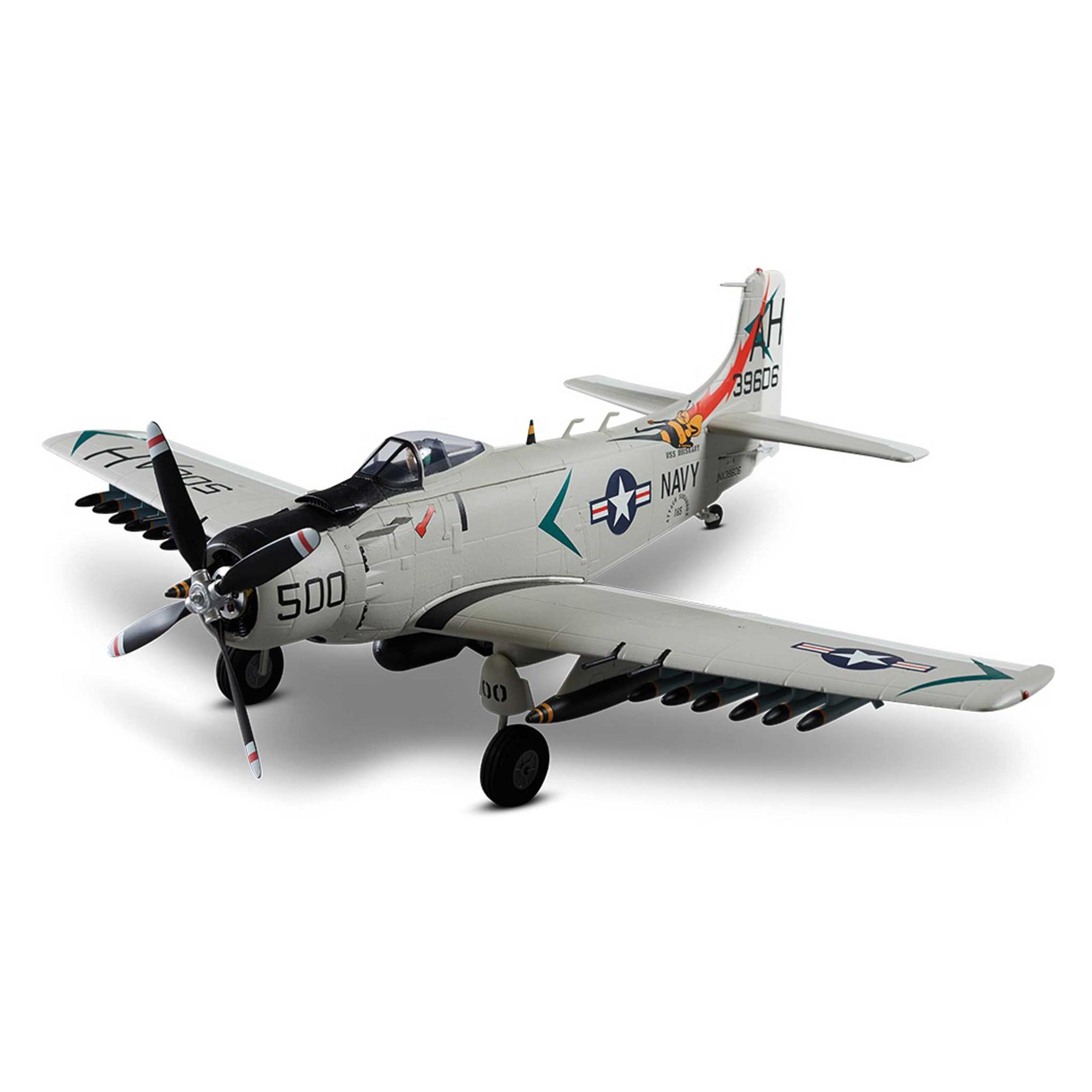 Derbee A1 Skyraider Warbird PNP grau - 80cm (Motorflugzeug) (DB006PG)